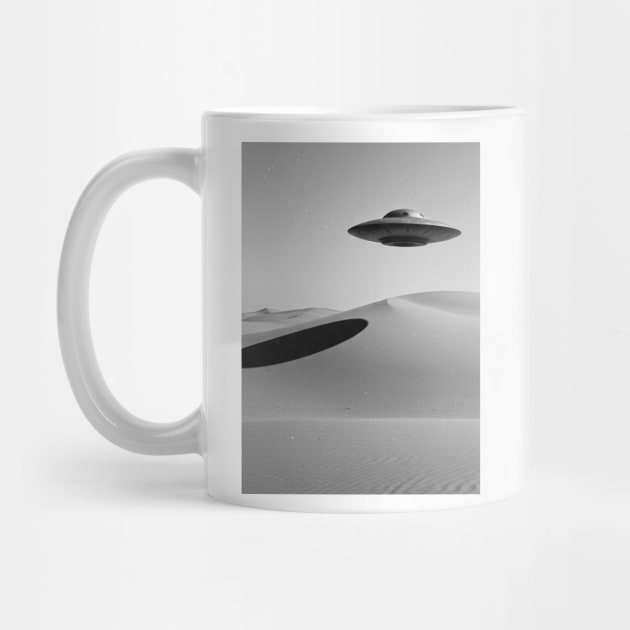 UFO in Desert by Megadorim